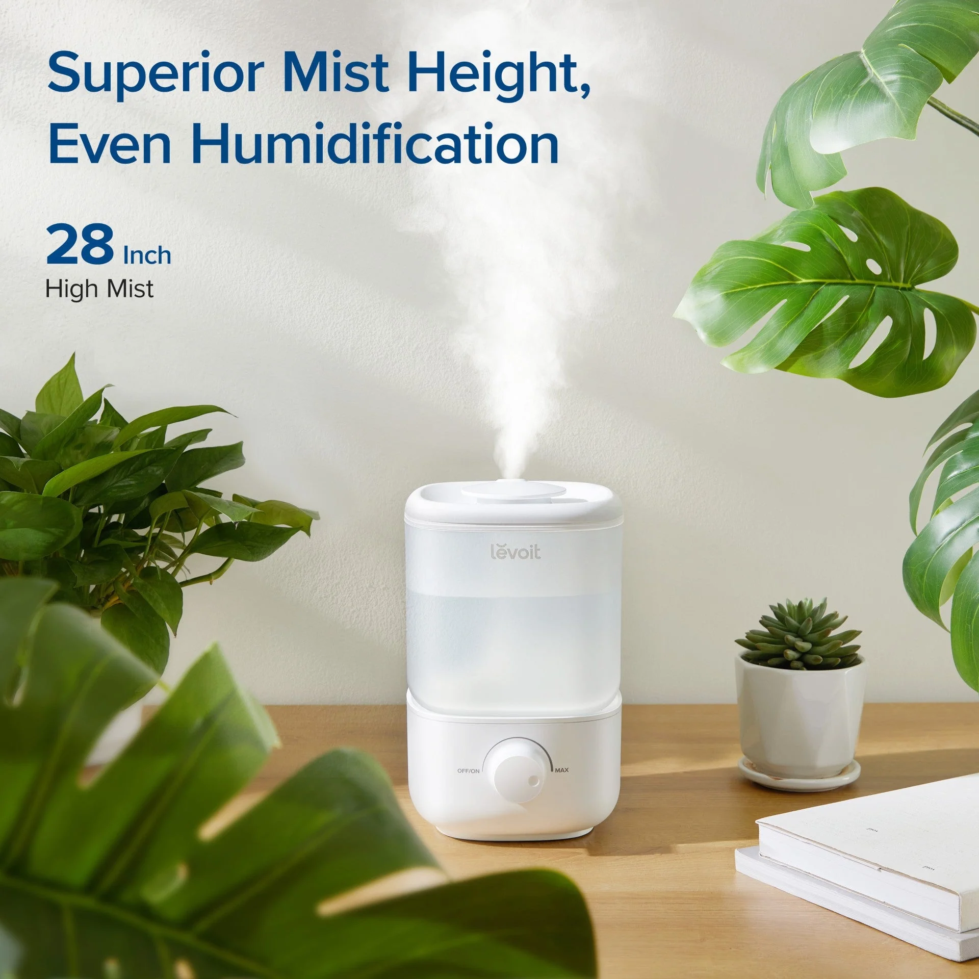 LEVOIT Classic 160 2.5L Top Fill Ultrasonic Humidifiers for Bedroom - Image 5