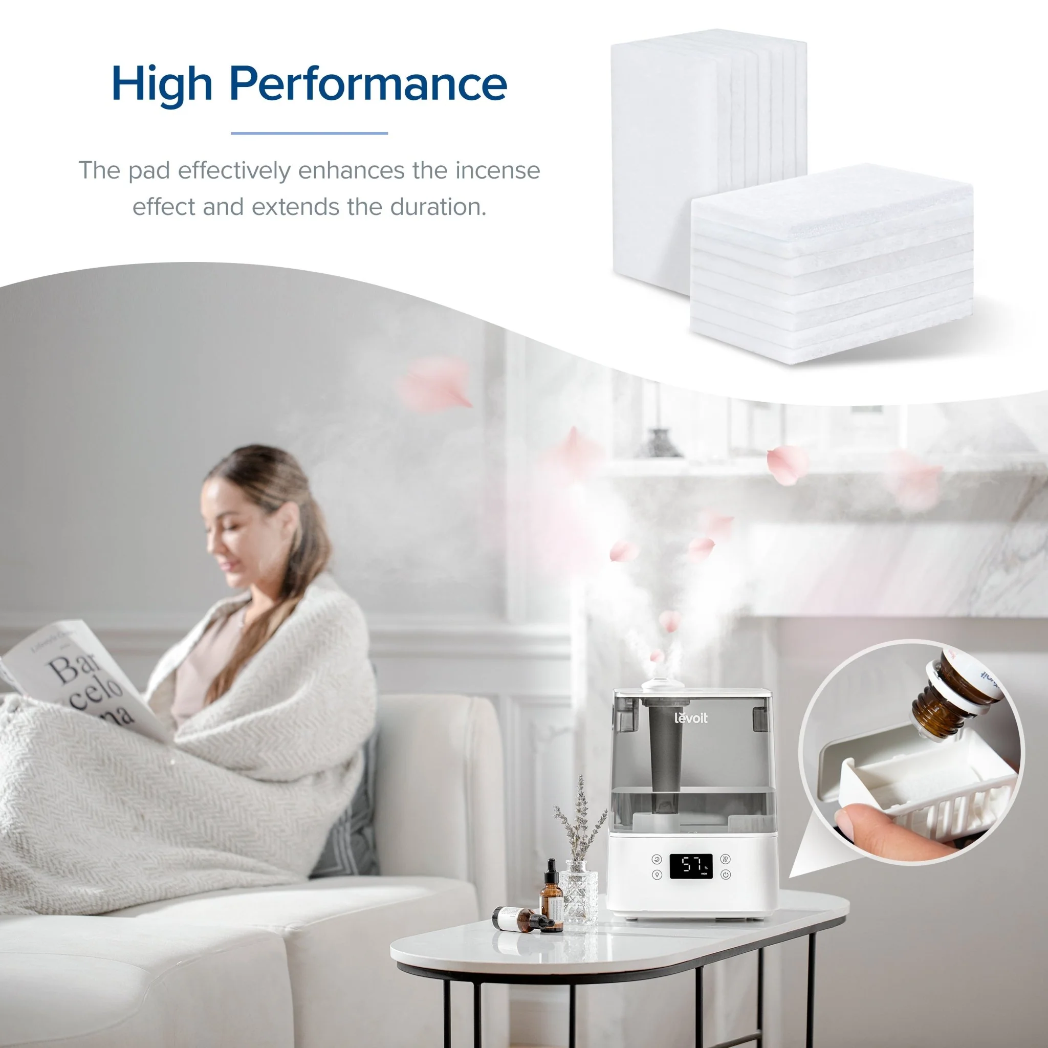 Levoit Humidifier Aroma Pads (16 Pack) - Image 4